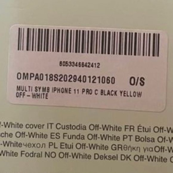 Case Off-White TM for Apple Iphone 11 Pro - Picture 3 of 3